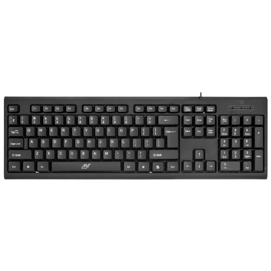 Ant Value FKBRI01 Ultra-Slim Compact USB Wired Keyboard